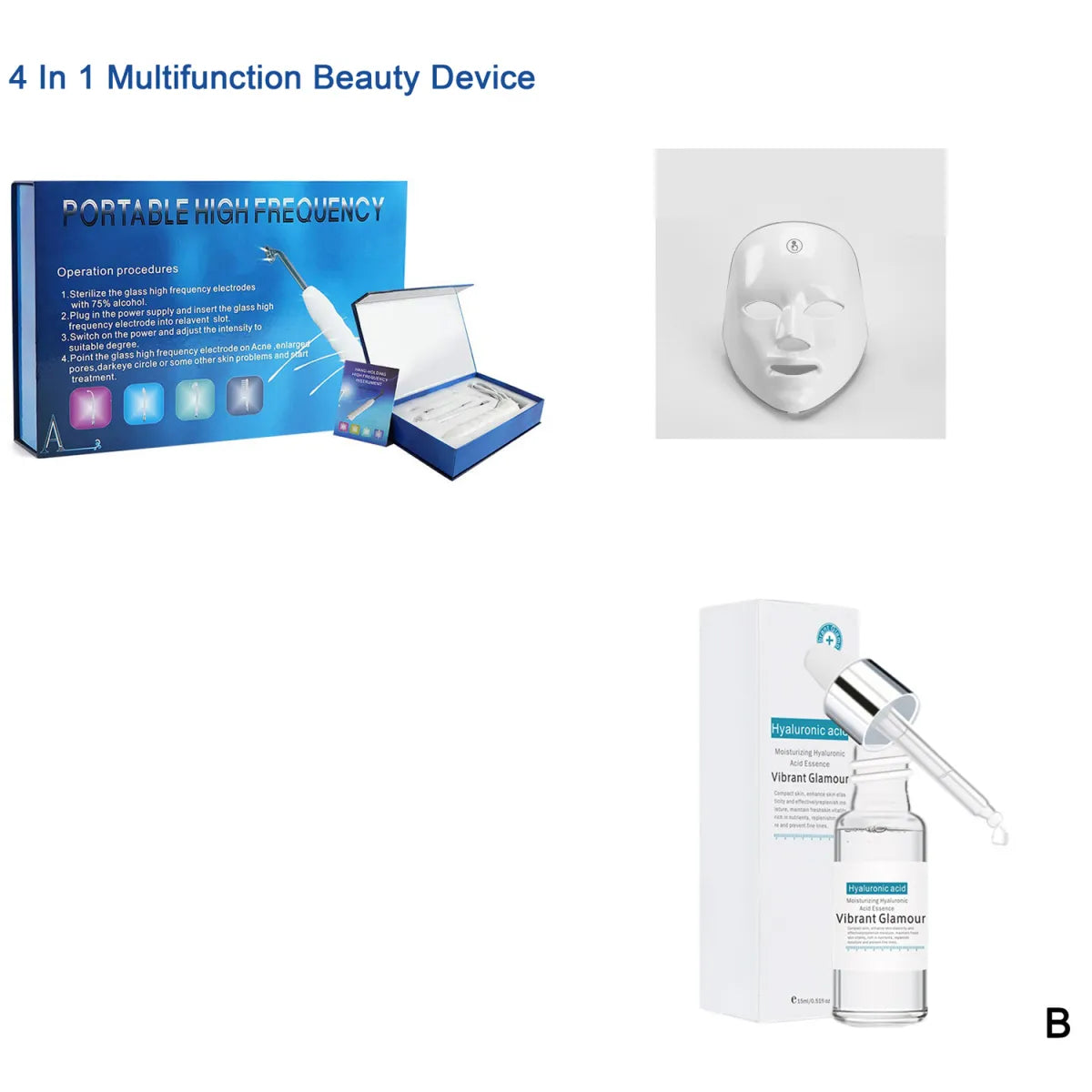 Wireless LED Red Light Face Mask
