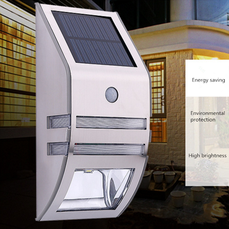 Solar Wall Light with Motion Sensor