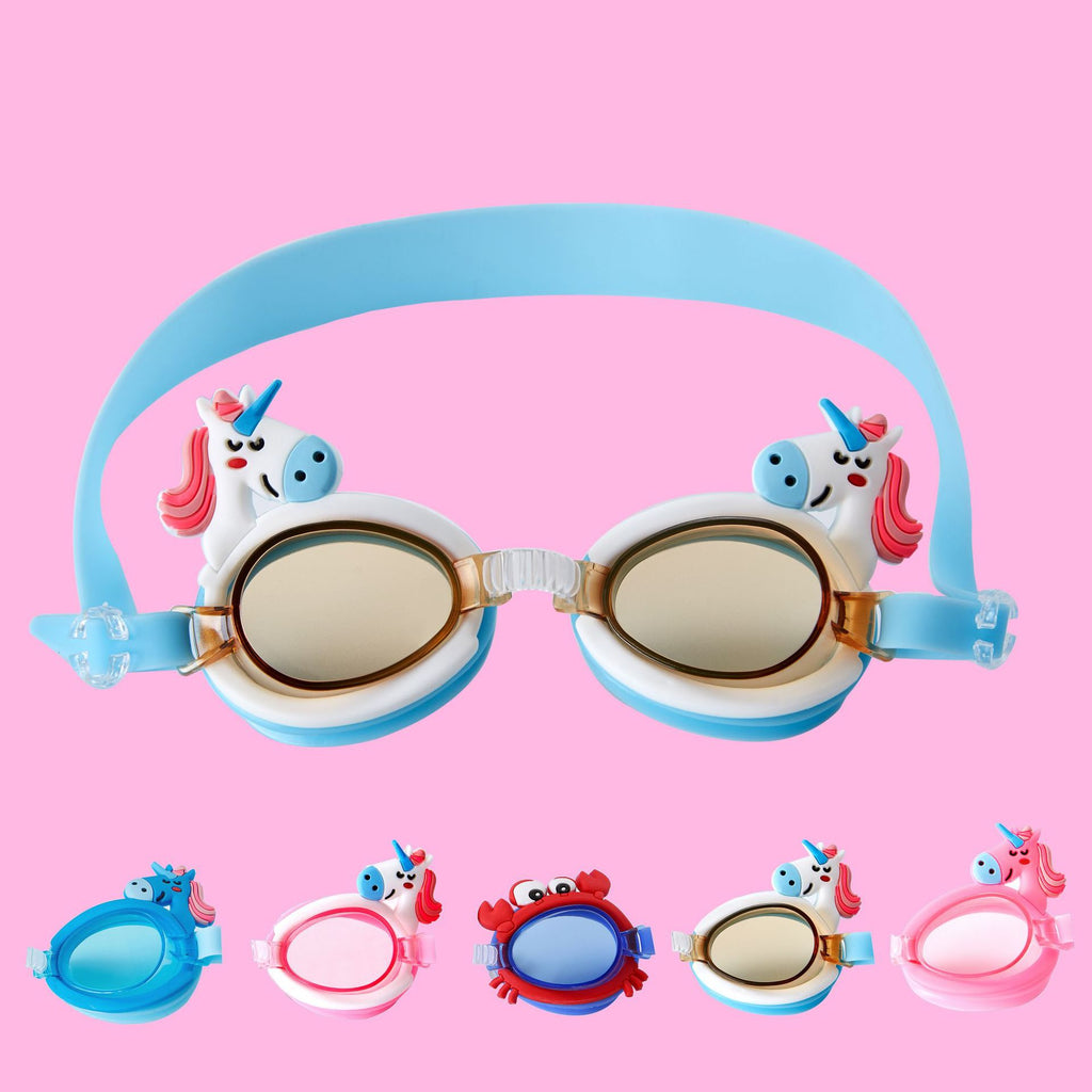 Cute Cartoon Anti-Fog Children's Swimming Goggles
