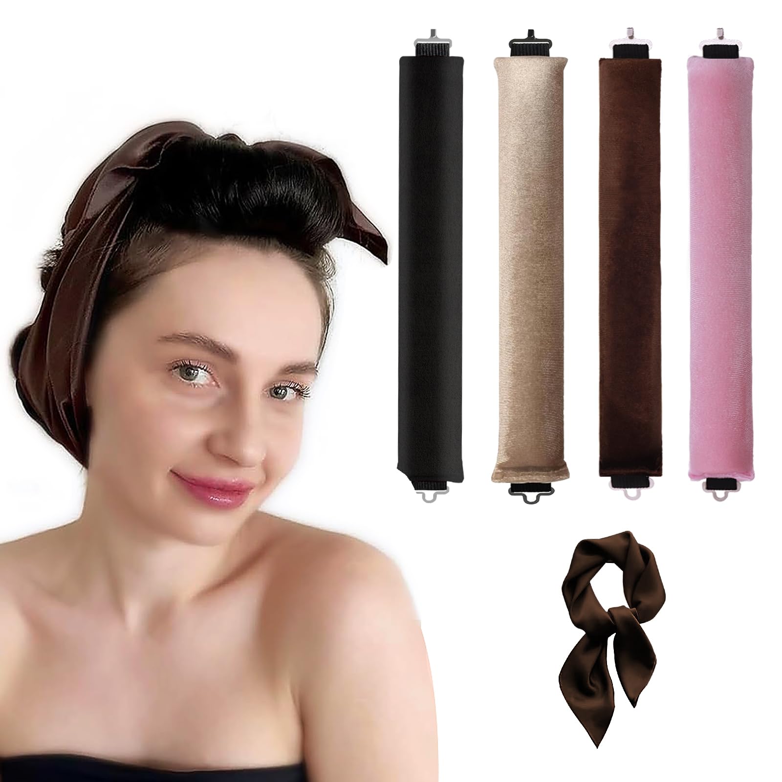 Flylipu Heatless Curler Heatless Curls Hair Curlers to Sleep in Hair Roller Hair Curlers No Heat Curling Heatless Curl