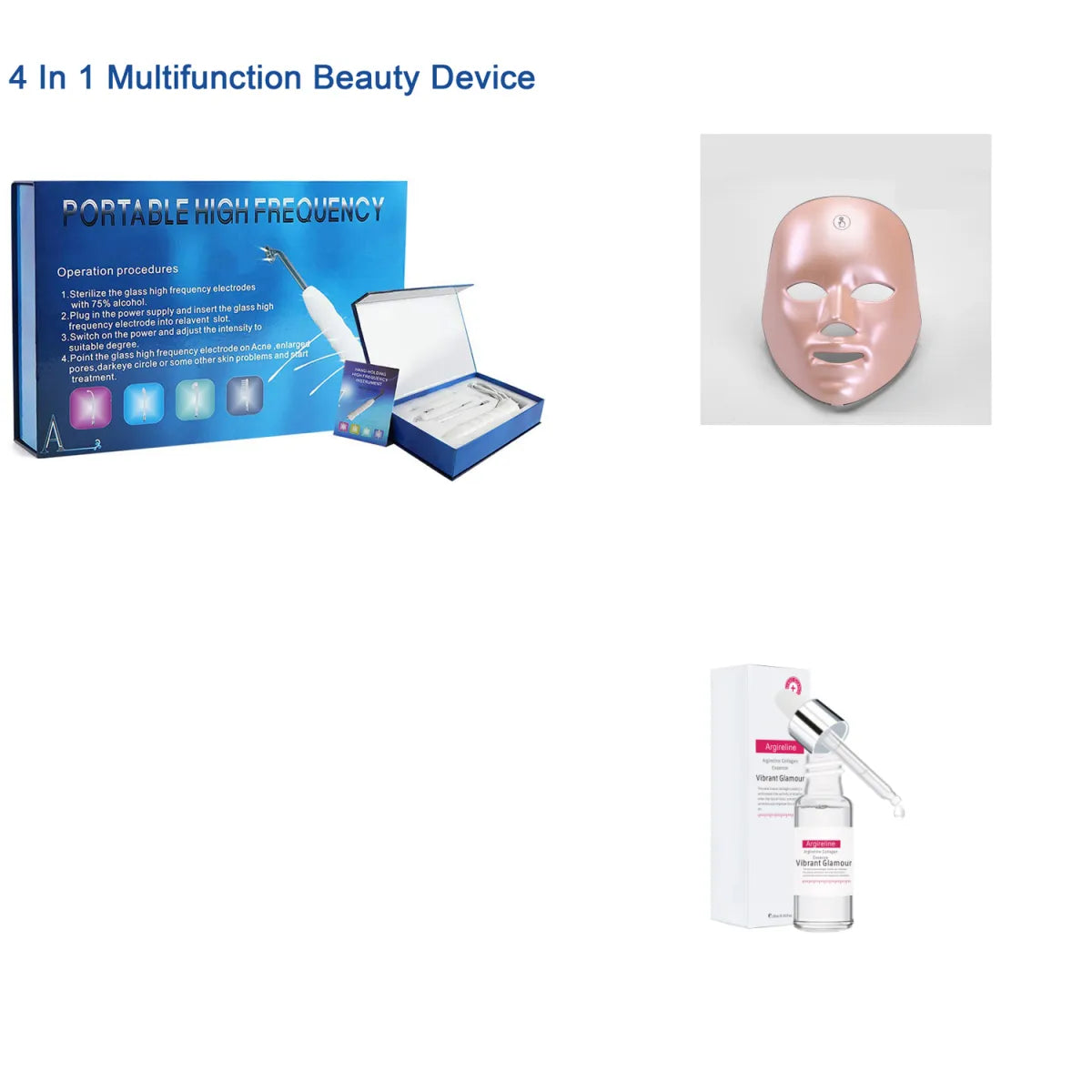 Wireless LED Red Light Face Mask