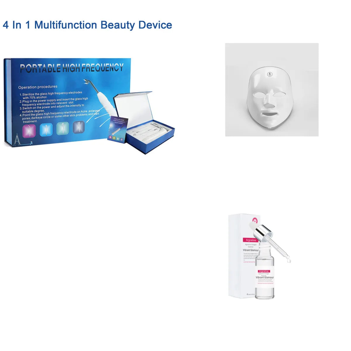 Wireless LED Red Light Face Mask