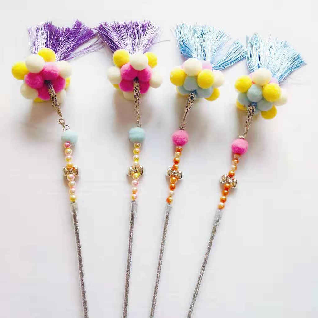 Interactive Cat Toy with Tassels and Bells