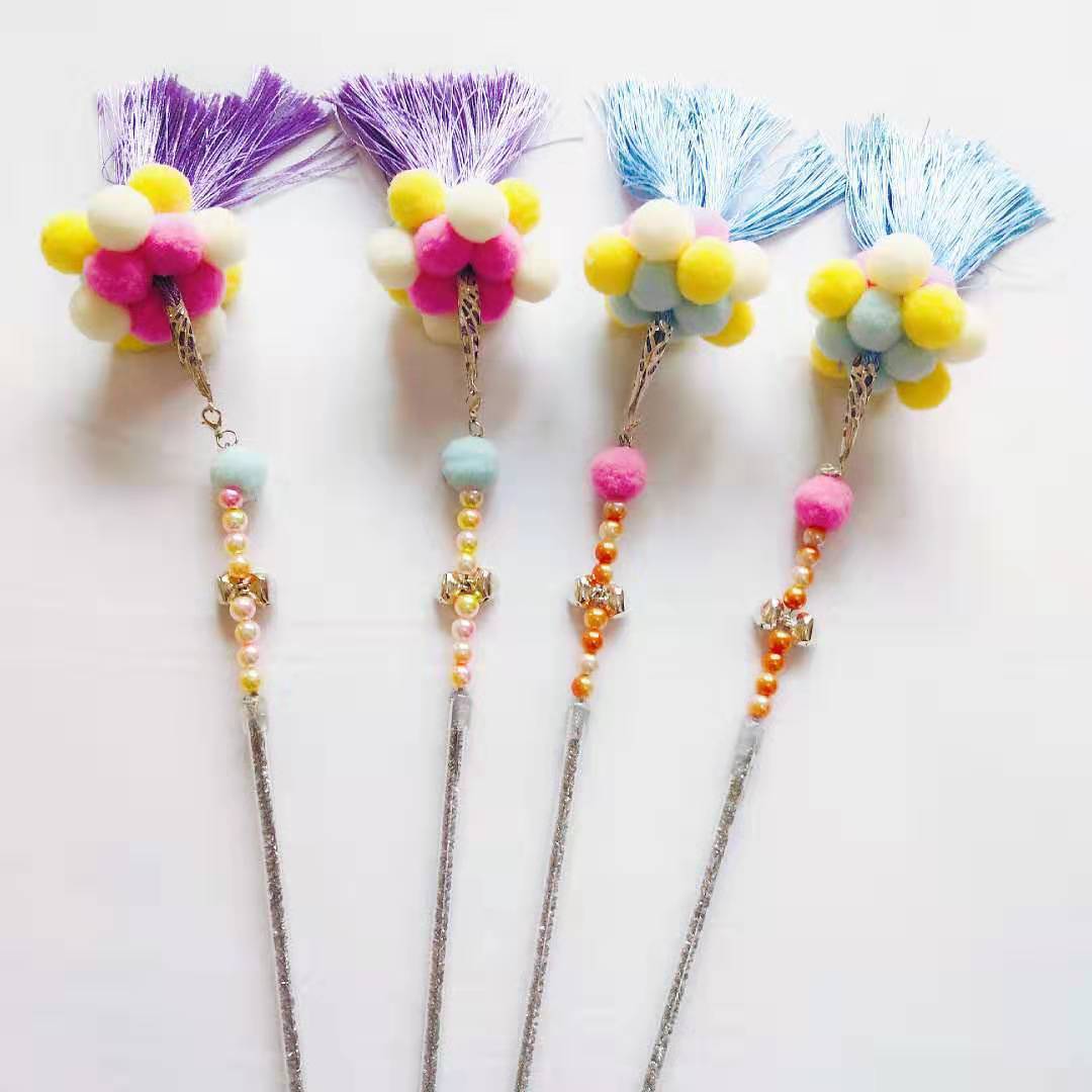 Interactive Cat Toy with Tassels and Bells