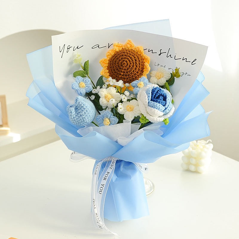Handmade Crochet Flowers Bouquet