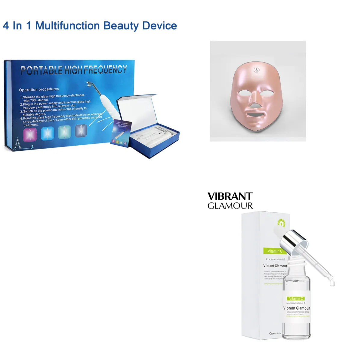 Wireless LED Red Light Face Mask