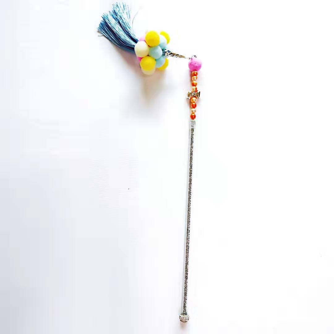 Interactive Cat Toy with Tassels and Bells